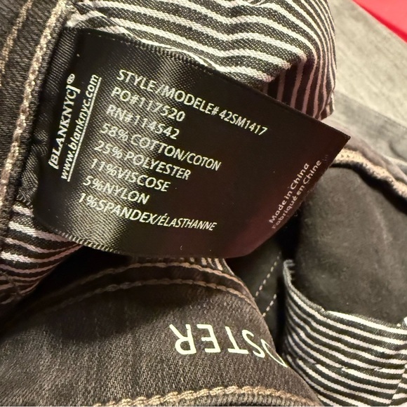 NEW (MSRP $98) BLANK NYC Wooster Slim Fit Comfort Stretch Gray Jeans - Sz 32x32 - Picture 12 of 14